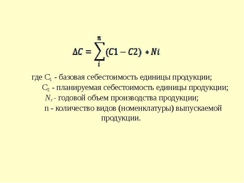 Определить себестоимость единицы продукции