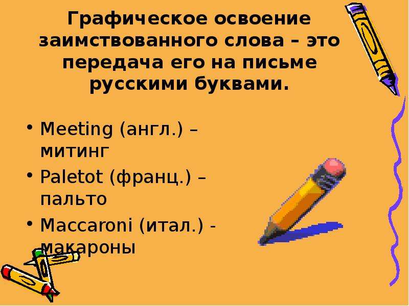 Заимствованные слова рисунок. Графическое освоение заимствованных слов. Из какого языка заимствовано слово. Интересные заимствованные слова. Графическое освоение заимствованных слов примеры.