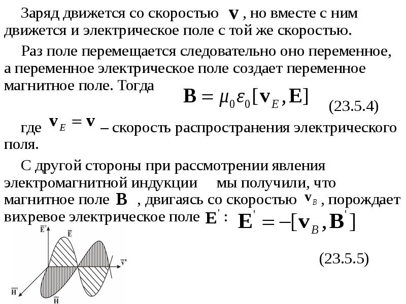 Скорость заряда