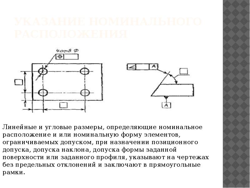 Галочка на чертеже что это