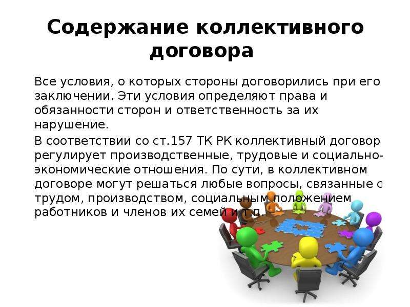 Содержание коллективного. Содержание коллективного договора. Коллективный договор содержание коллективного договора. Права и обязанности сторон коллективного договора. Коллективный договор порядок заключения ответственность сторон.