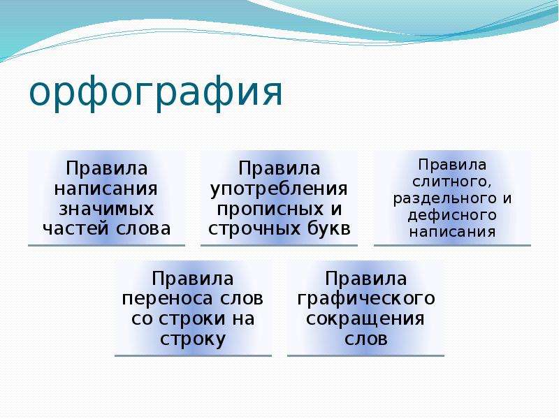 Презентация на тему орфография