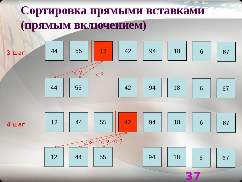 Алгоритмы сортировки проект