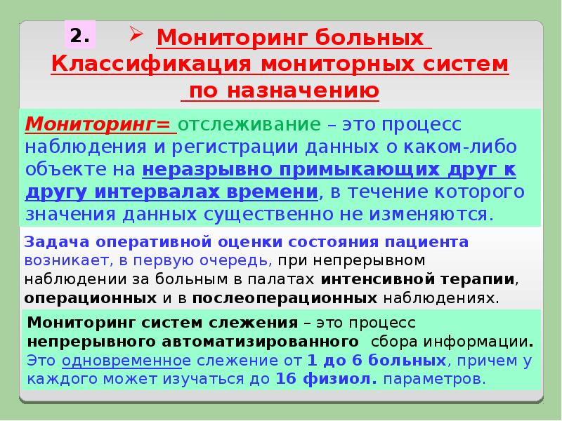 Целевой мониторинг. Презентация мониторинг больных. Виды мониторинга пациента. Классификация мониторных систем по назначению. Мониторные системы общего назначения.