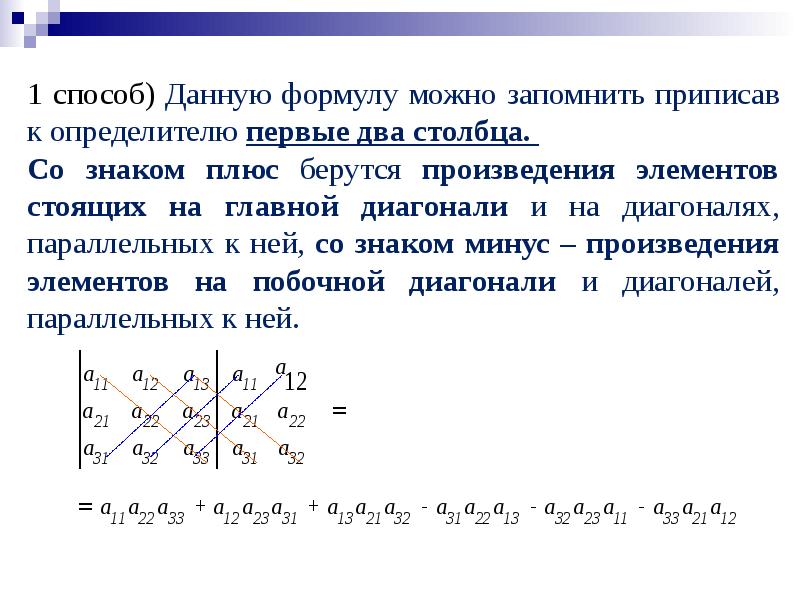 Определитель плюс. Определитель матрицы диагональный метод. Детерминант матрицы вращения. Определитель матрицы в степени. Свойства матрицы поворота.