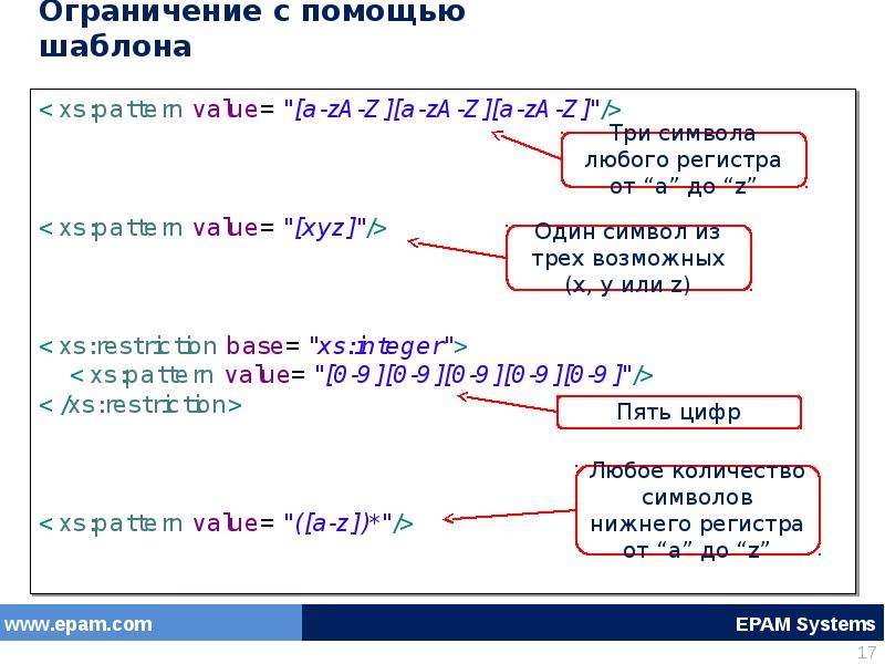 Проверка схемы xsd что означает