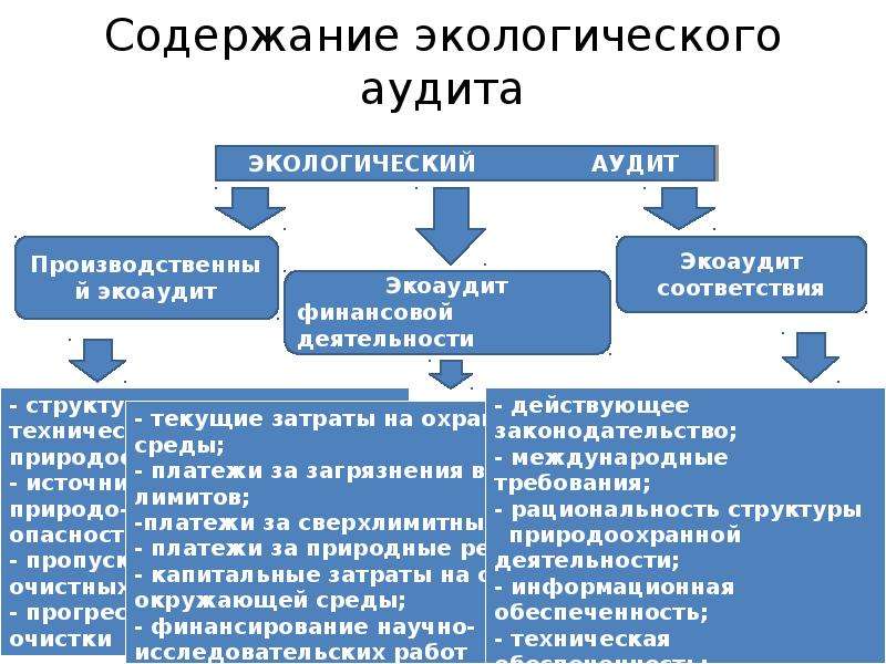 Экологический аудит схема