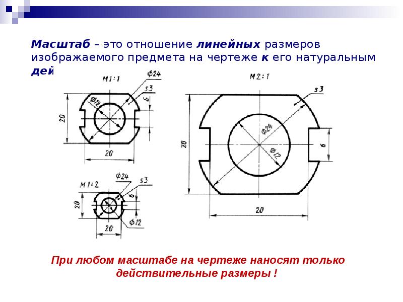 Общие правила оформления чертежей