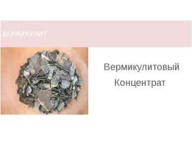 Вермикулитовый концентрат