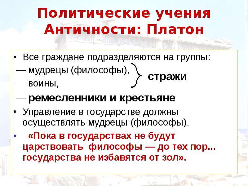 Политические учения