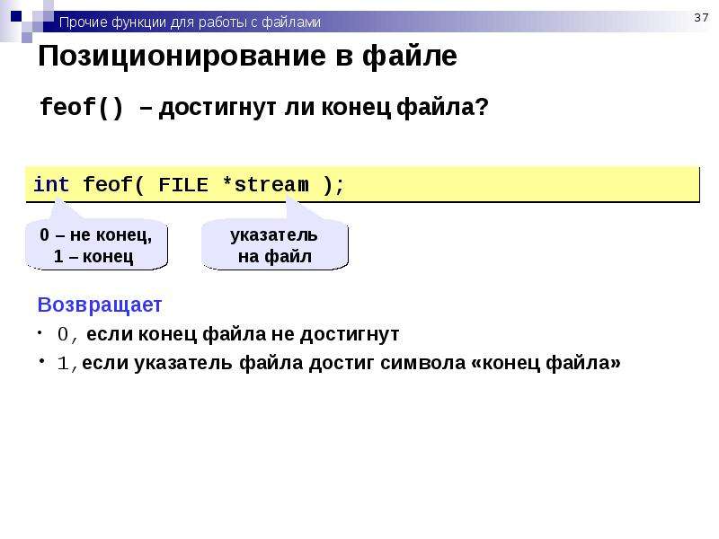 Работа с файлами презентация