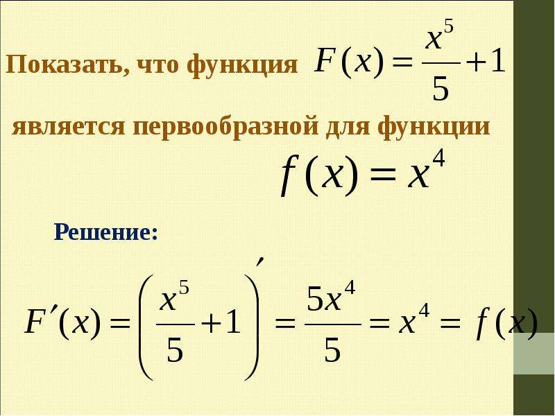 F x x 3 найти первообразную