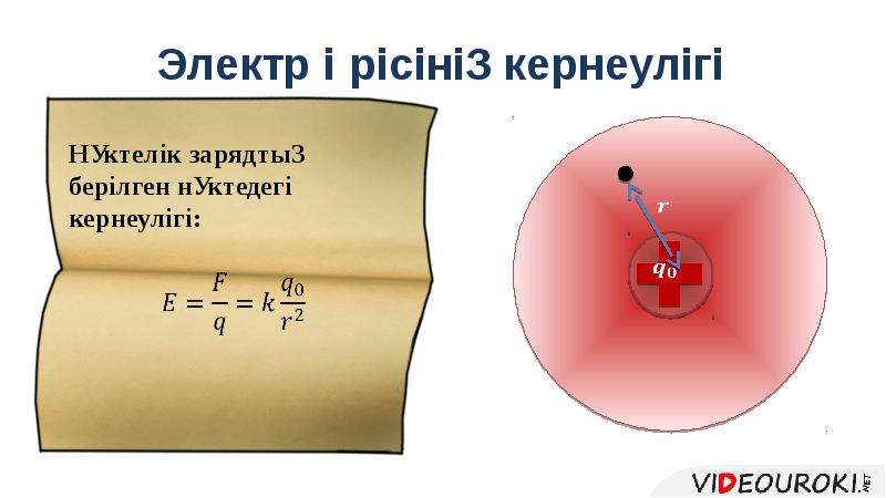 Зарядтың орын ауыстыруы кезіндегі электр өрісінің жұмысы