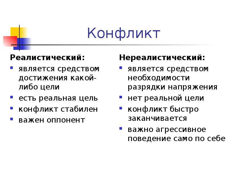 Конфликт целей