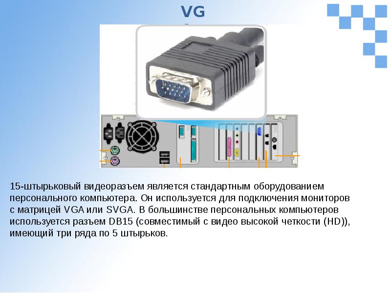 Какой интерфейс используется для подключения жк монитора Компоненты компьютерной системы