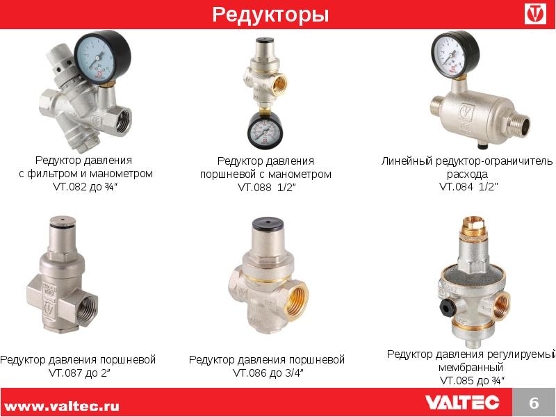 Схема подключения редуктора давления