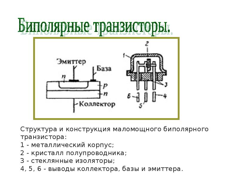 Транзистор рисунок схема