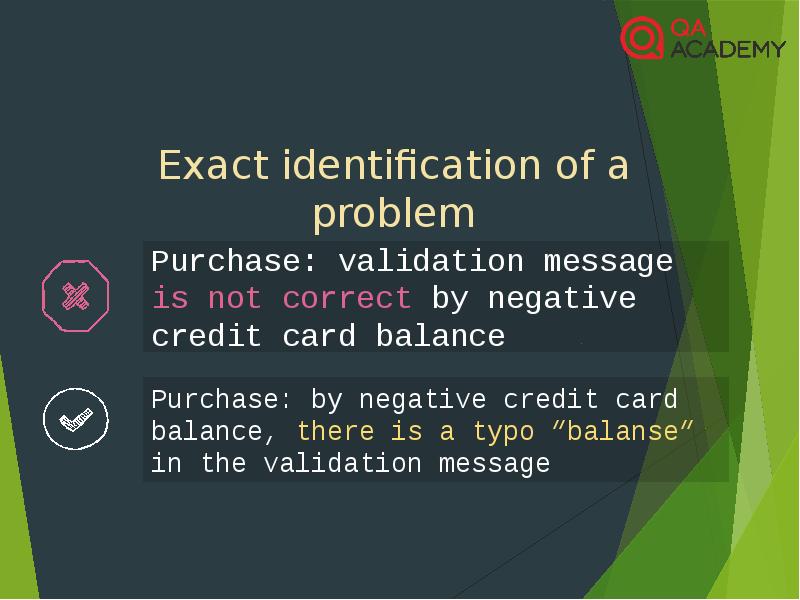 Validation message