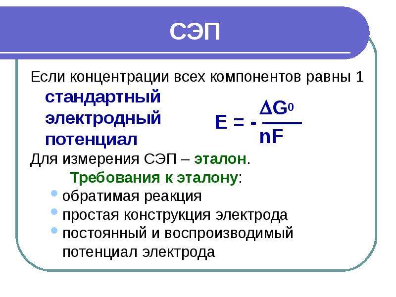 Электрохимические методы анализа презентация