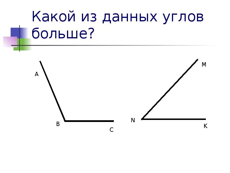 Сравнение углов наложением 4 класс 21 век презентация
