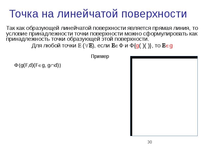 Внутренняя точка поверхности