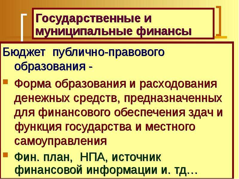 Средства бюджетов публично правовых образований. Государство муниципальные финансы. Бюджет публично-правового образования это. Характеристика государственных и муниципальных финансов. Финансы государства особенности.