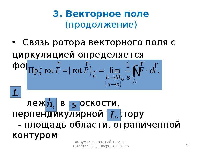 Элементы теории поля