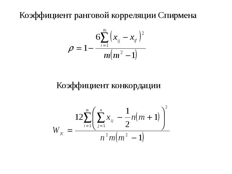 Корреляция спирмена это