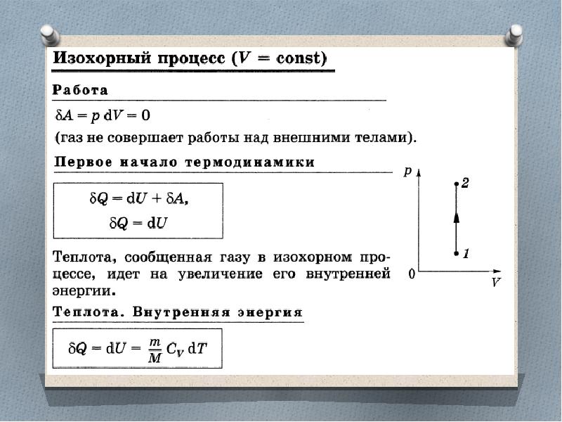 Контрольная работа термодинамика