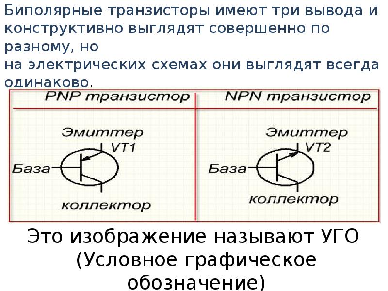 Презентация к уроку транзистор