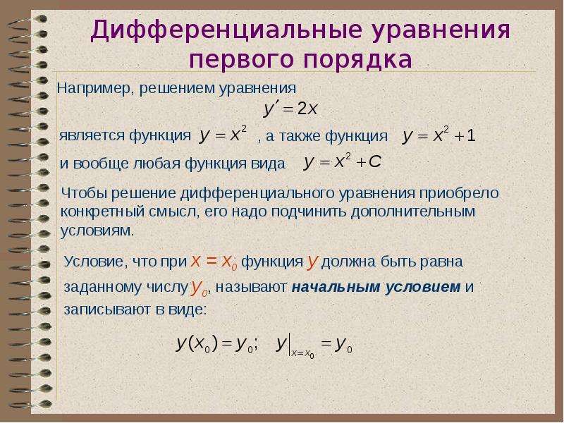 Порядок дифференциального. Дифференциальных уравнений уравнениями первого порядка. Дифференциальные уравнения 1 порядка. Дифференциал уравнения 1 порядка. Дифференциальным уравнением первого порядка является уравнение.