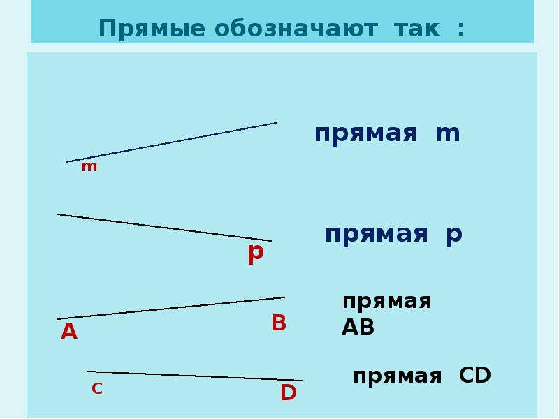 Прямая в геометрии