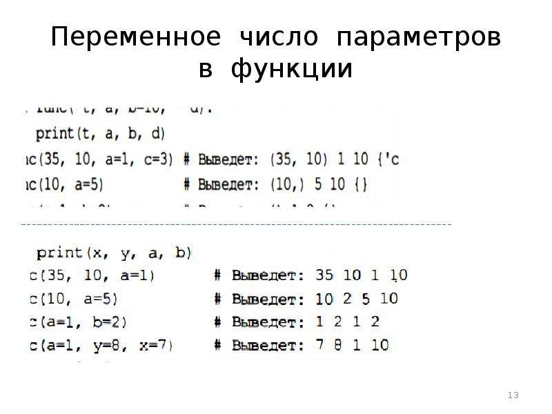 Параметр числа. Переменное число параметров. Переменное число параметров в функции. Переменное число параметров 4. Числовые переменные.