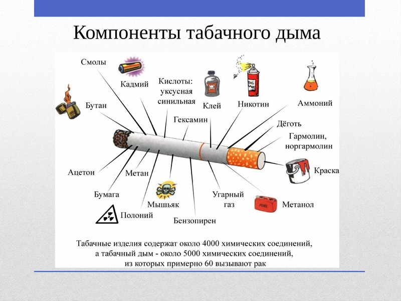 Состав табака и табачного дыма картинка