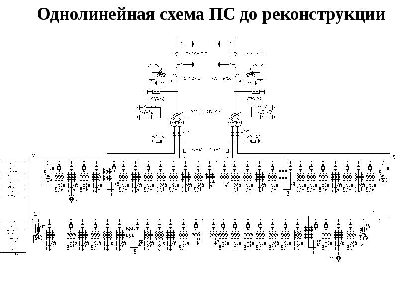 Однолинейная схема 10 кв