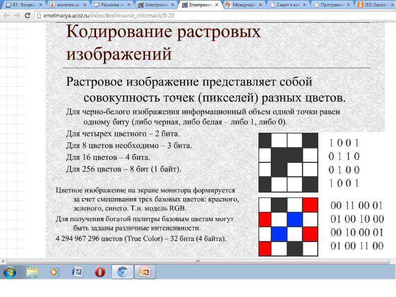 3 какие из этих утверждений справедливы для растрового кодирования рисунков