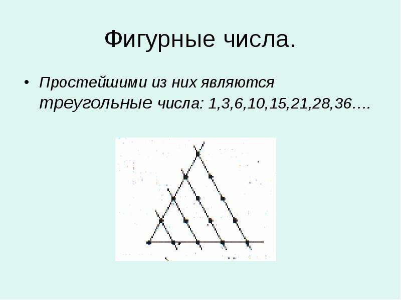 Треугольные числа картинки