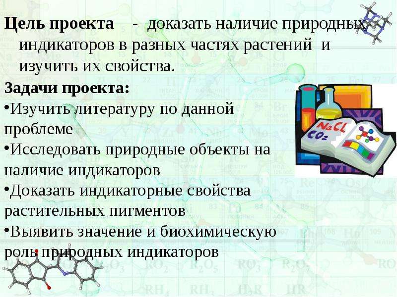 Проект изучение свойств растительных пигментов