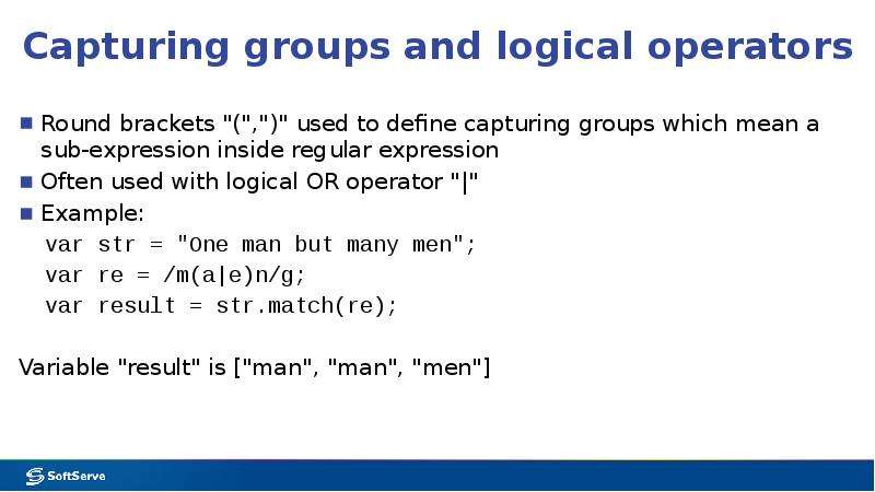 Brackets are used. Regular expressions examples. Logical Operators examples. Regex examples. REGEXP and Operator.