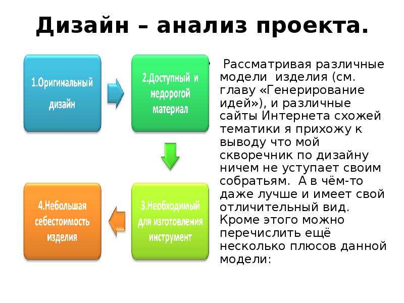 Дизайн анализ проекта