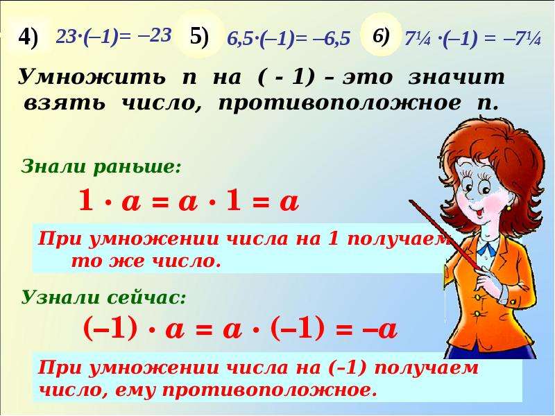 Бери число. Умножение чисел с разными знаками. Правило умножения чисел с разными знаками. При умножении чисел с разными знаками. Правило умножения чисел с разными знаками 6 класс.