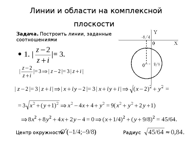 Найти образ линии