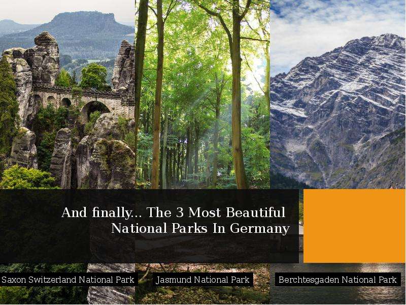 And finally. . . The 3 Most Beautiful National Parks In Germany