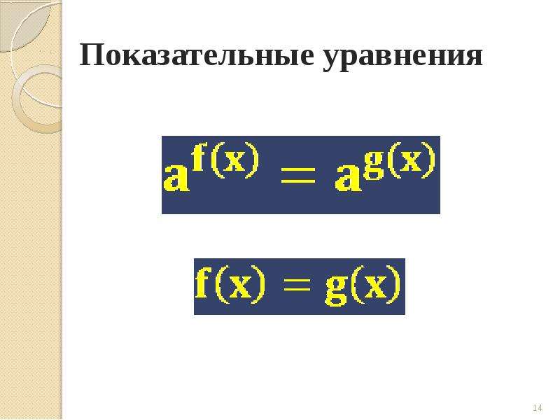 Иррациональные показательные уравнения