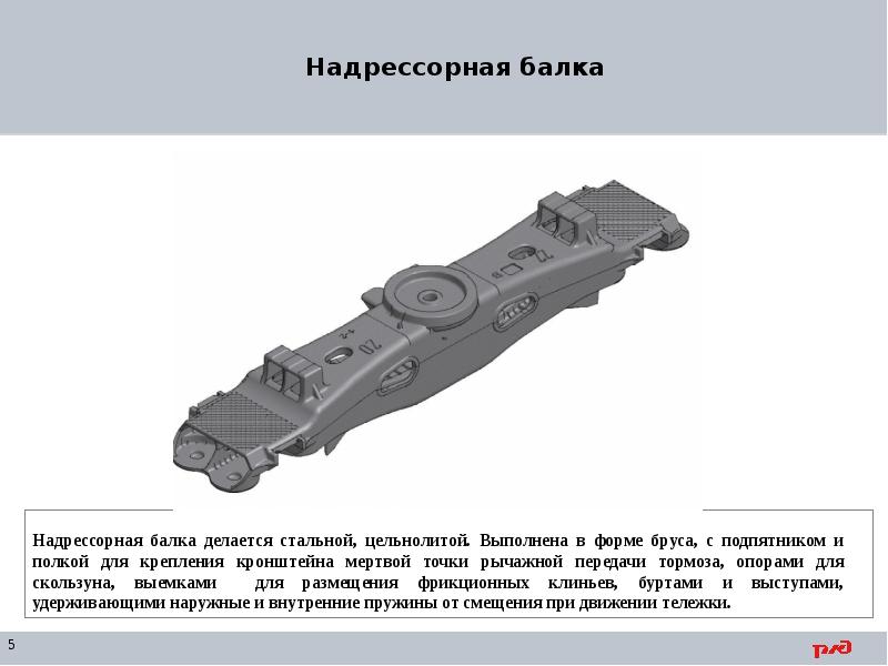 Тележка модели 18 100 грузовых вагонов