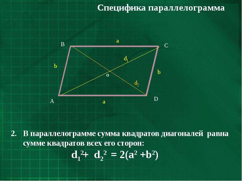 2 диагонали любого параллелограмма равны. Чему равна сумма квадратов диагоналей параллелограмма. Трапеция выпуклый четырехугольник. Параллелограмм выпуклый четырехугольник. Диагонали выпуклого четырехугольника.