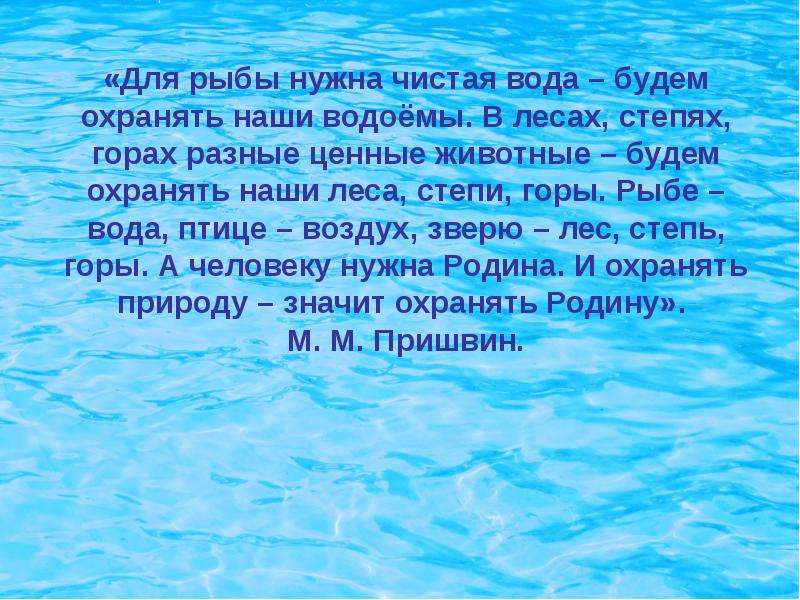 Рыбам нужна чистая вода будем охранять водоемы. Для рыбы нужна чистая вода будем охранять наши водоёмы. Для рыбы нужна вода будем охранять наши водоемы. Для рыбы нужна чистая вода. Нашим водоемам чистую воду.