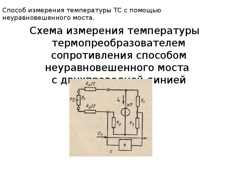 Измерение сопротивления методом моста