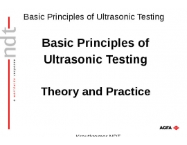 Basic principles of ultrasonic testing