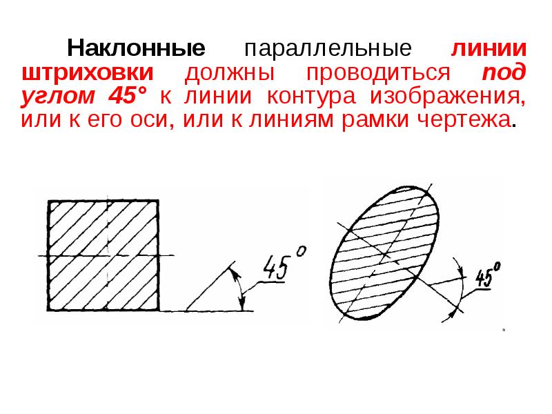 Линии штриховки